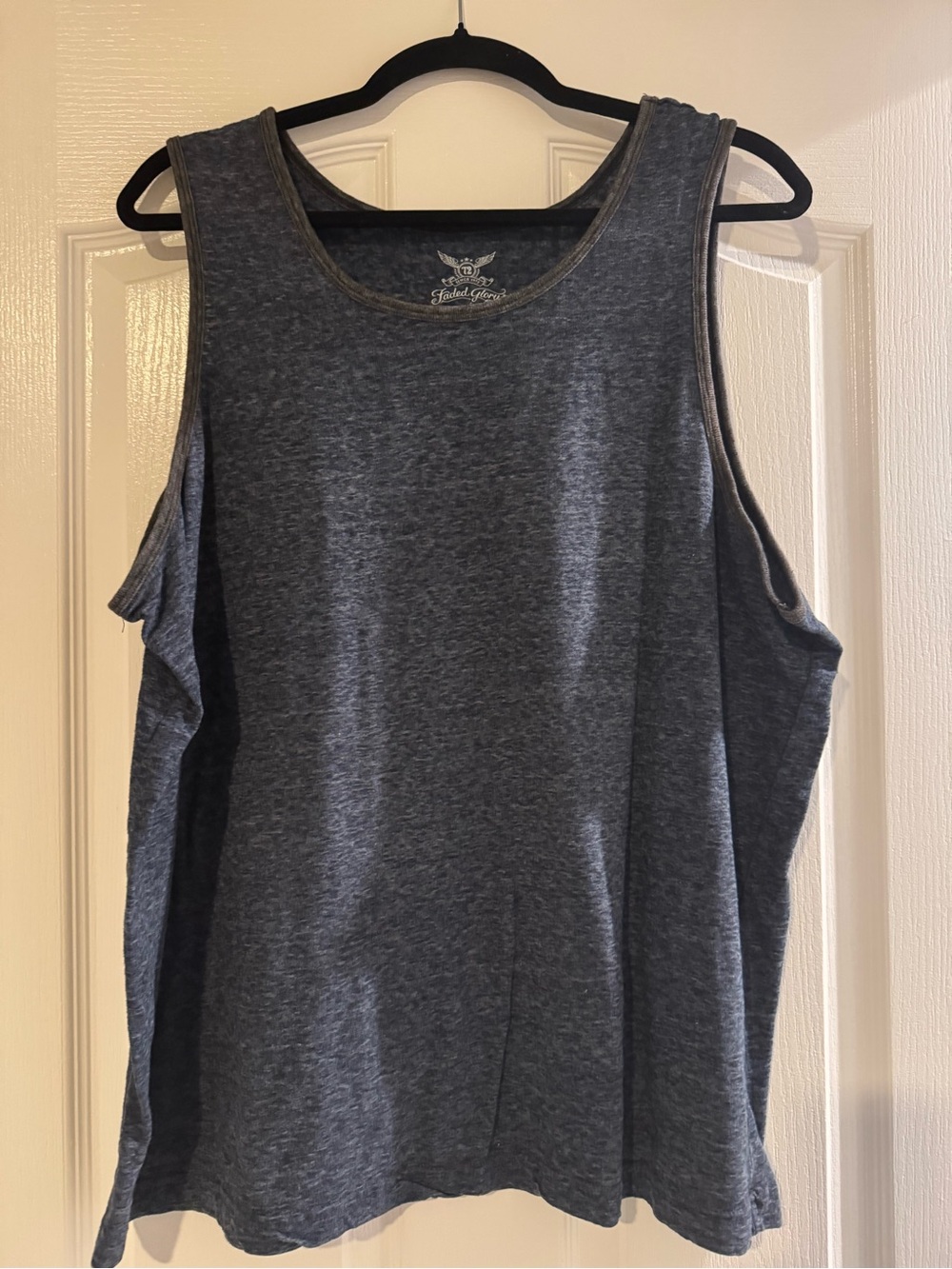 Set of 3 Faded Glory Men’s Charcoal Gray, Teal, Black Grey Sleeveless Tank Tops.